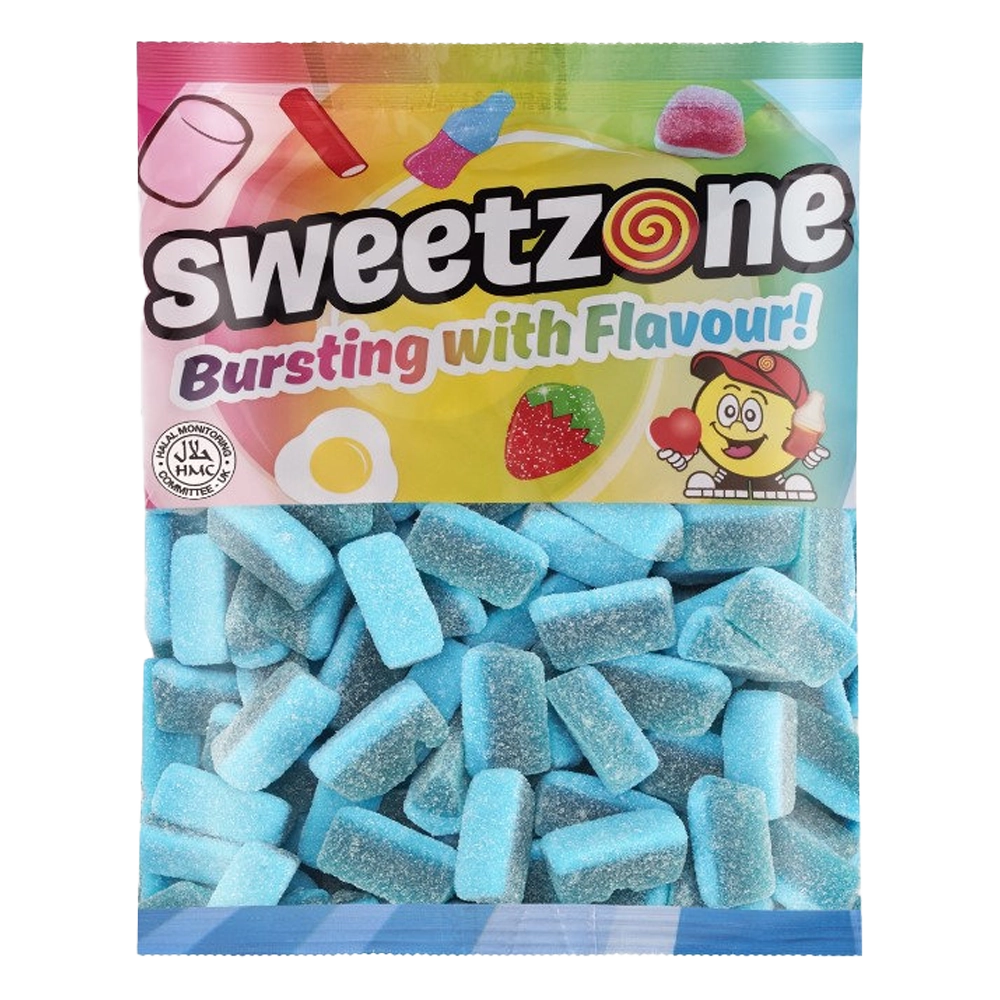 Sweetzone Blue Raspberry Slices 1kg | Godis | Gottegrisen