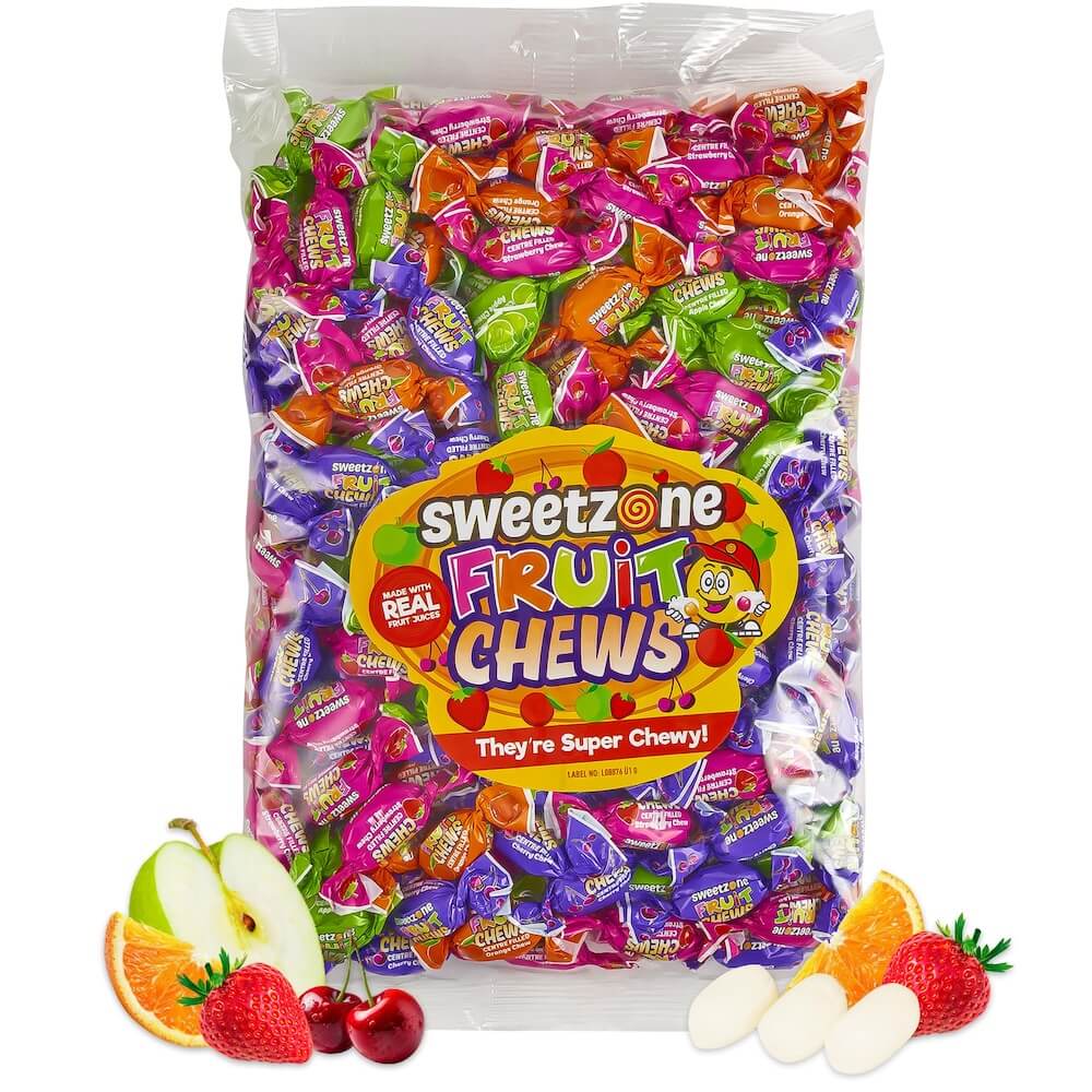 Sweetzone Fruit Chews 1kg | Godis | Gottegrisen