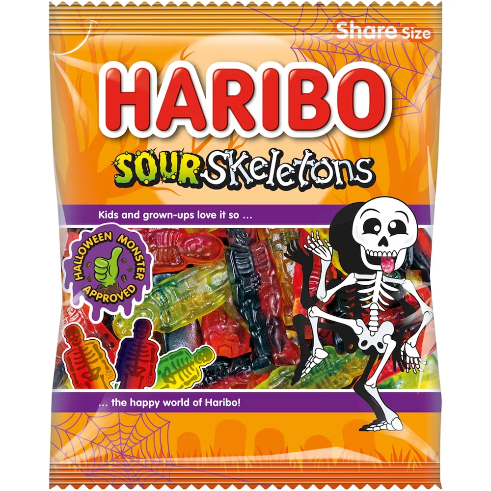 Haribo Sour Skeletons 140g | Godis | Gottegrisen