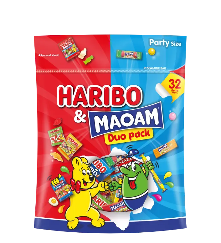 Haribo & Maoam Duo Pack 450g | Godis | Gottegrisen