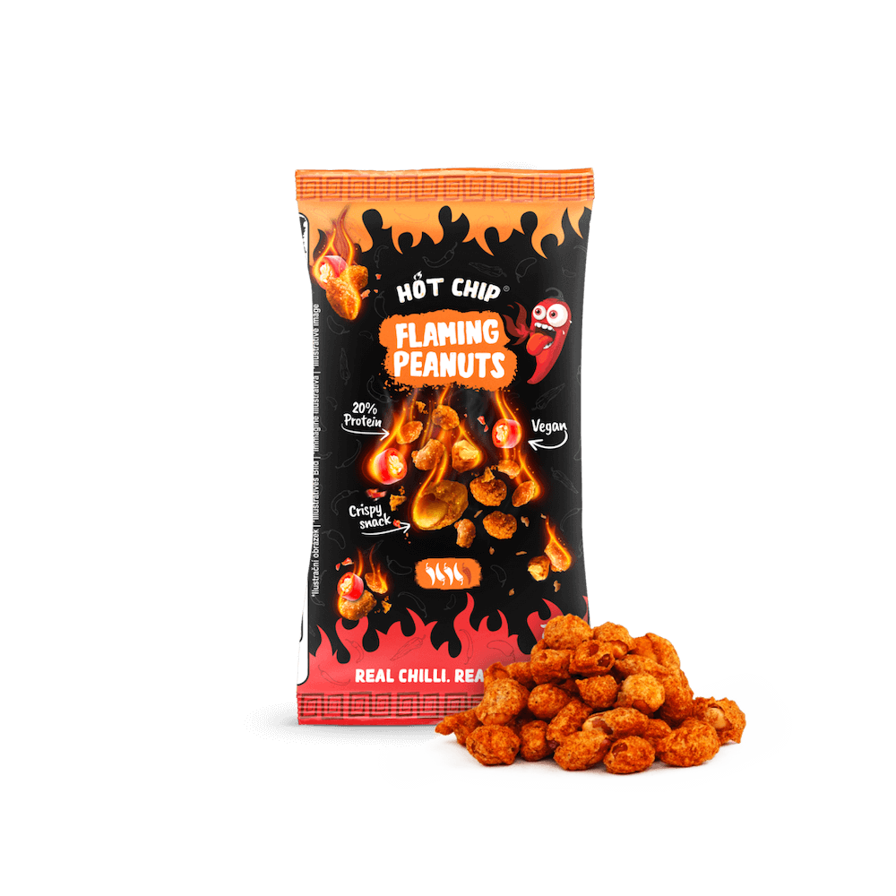 Hot Chip Flamin Hot Peanuts 70g | Snacks - Nötter & Torkad frukt | Gottegrisen