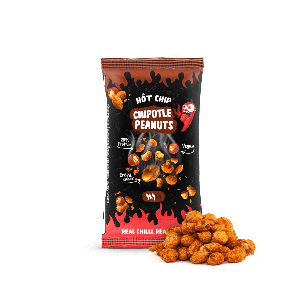 Hot Chip Chipotle Peanuts 70g | Snacks - Nötter & Torkad frukt | Gottegrisen
