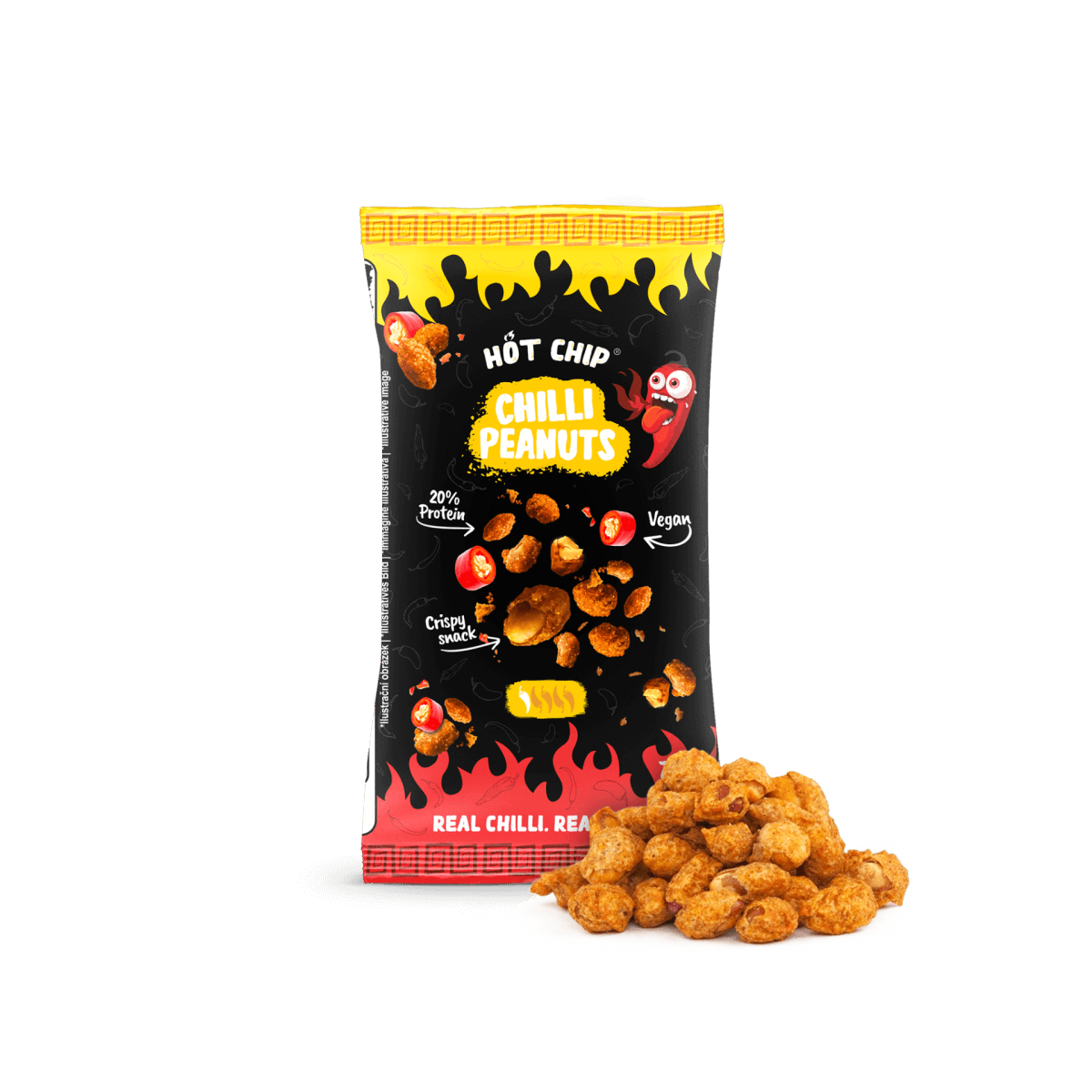 Hot Chip Chilli Peanuts 70g | Snacks - Nötter & Torkad frukt | Gottegrisen