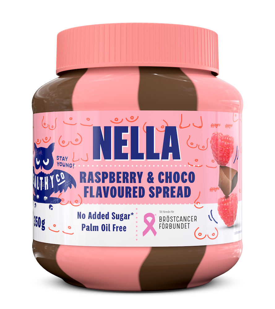 HealthyCo Nella Raspberry & Chocolate 350g | Mat - Bakning - Bakingredienser | Gottegrisen