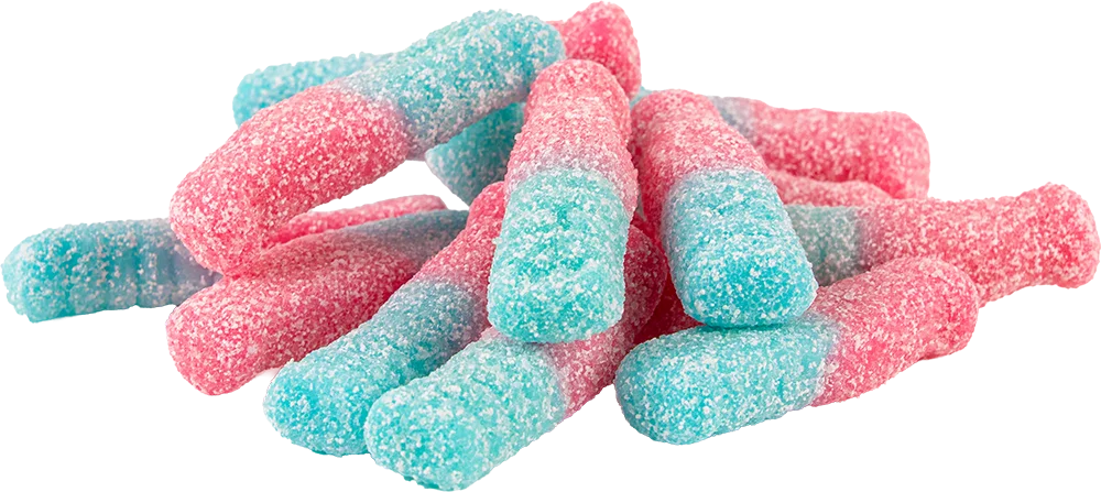 Fizzy Bottles 100g | Godis - Pick & Mix | Gottegrisen
