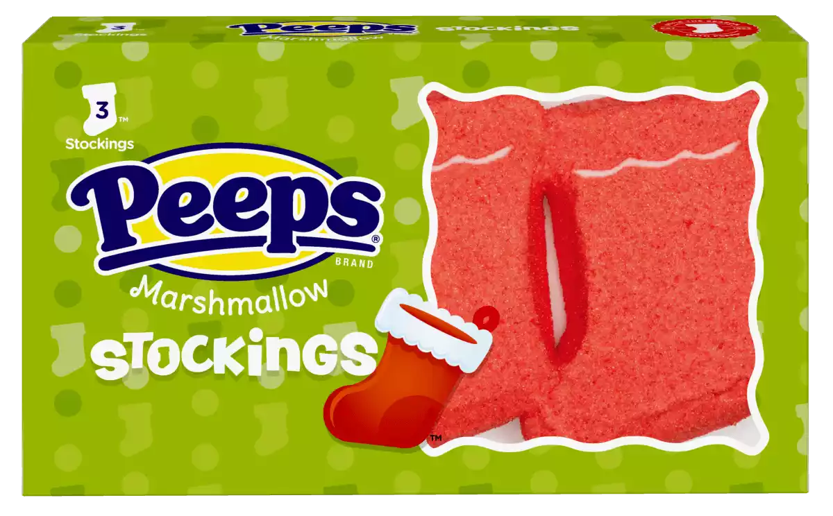 Peeps Marshmallow Stockings 3-pack 42g | Godis | Gottegrisen