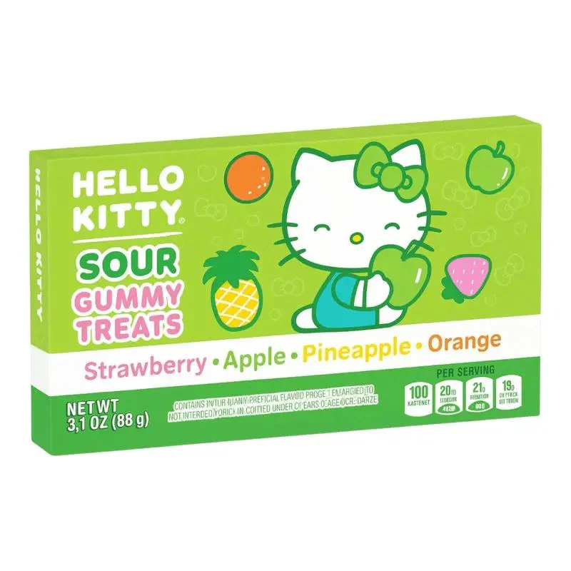 Hello Kitty Gummy Treats Sour 88g | Godis | Gottegrisen