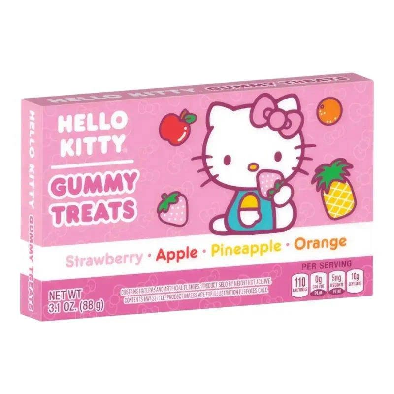 Hello Kitty Gummy Treats Fruit 88g | Godis | Gottegrisen