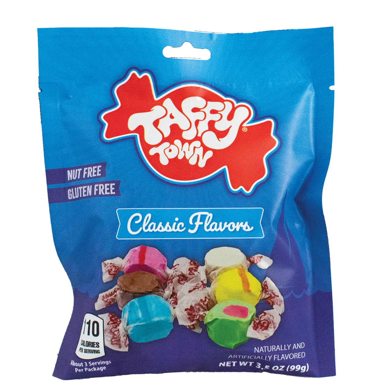 Taffy Town Classic Flavours 99g | Godis - Amerikanskt Godis | Gottegrisen