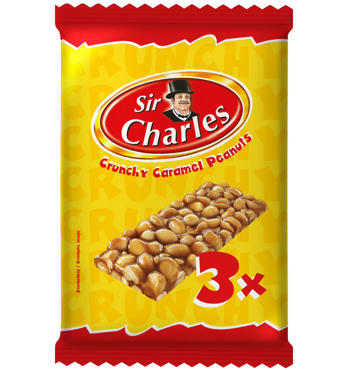 Sir Charles Crunchy Caramel Peanuts bar 114g | Godis | Gottegrisen