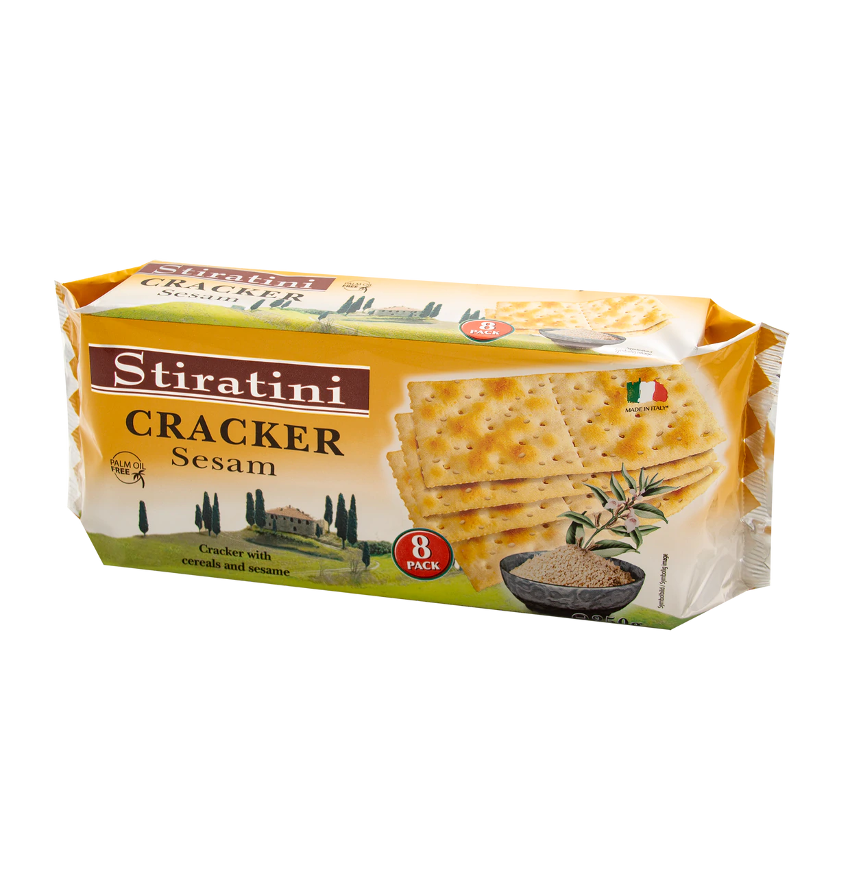 Stiratini Crackers with sesame 250g | Snacks - Kakor & Kex | Gottegrisen