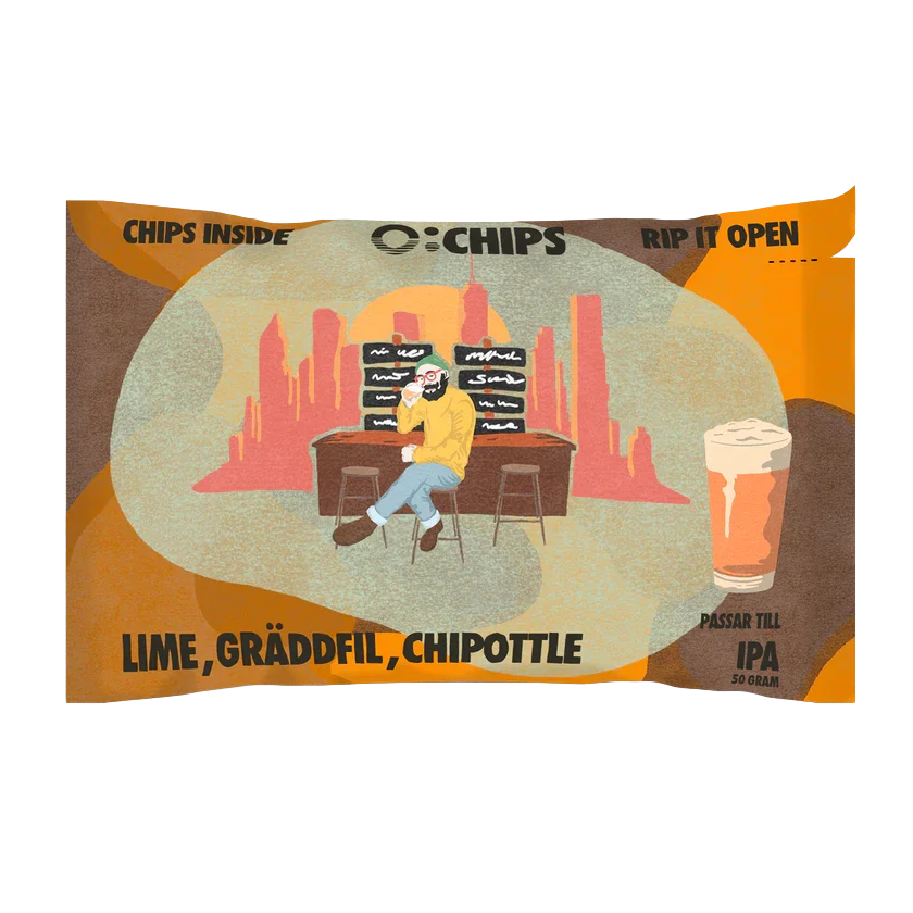 Ö-Chips IPA - Lime, Gräddfil, Chipotle 50g | Snacks - Chips | Gottegrisen