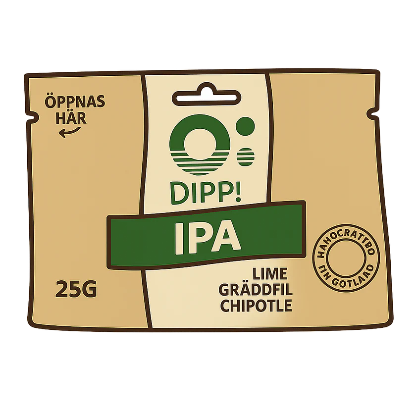 Ö-Chips Dippmix IPA - Lime, Gräddfil, Chipotle 25g | Snacks | Gottegrisen