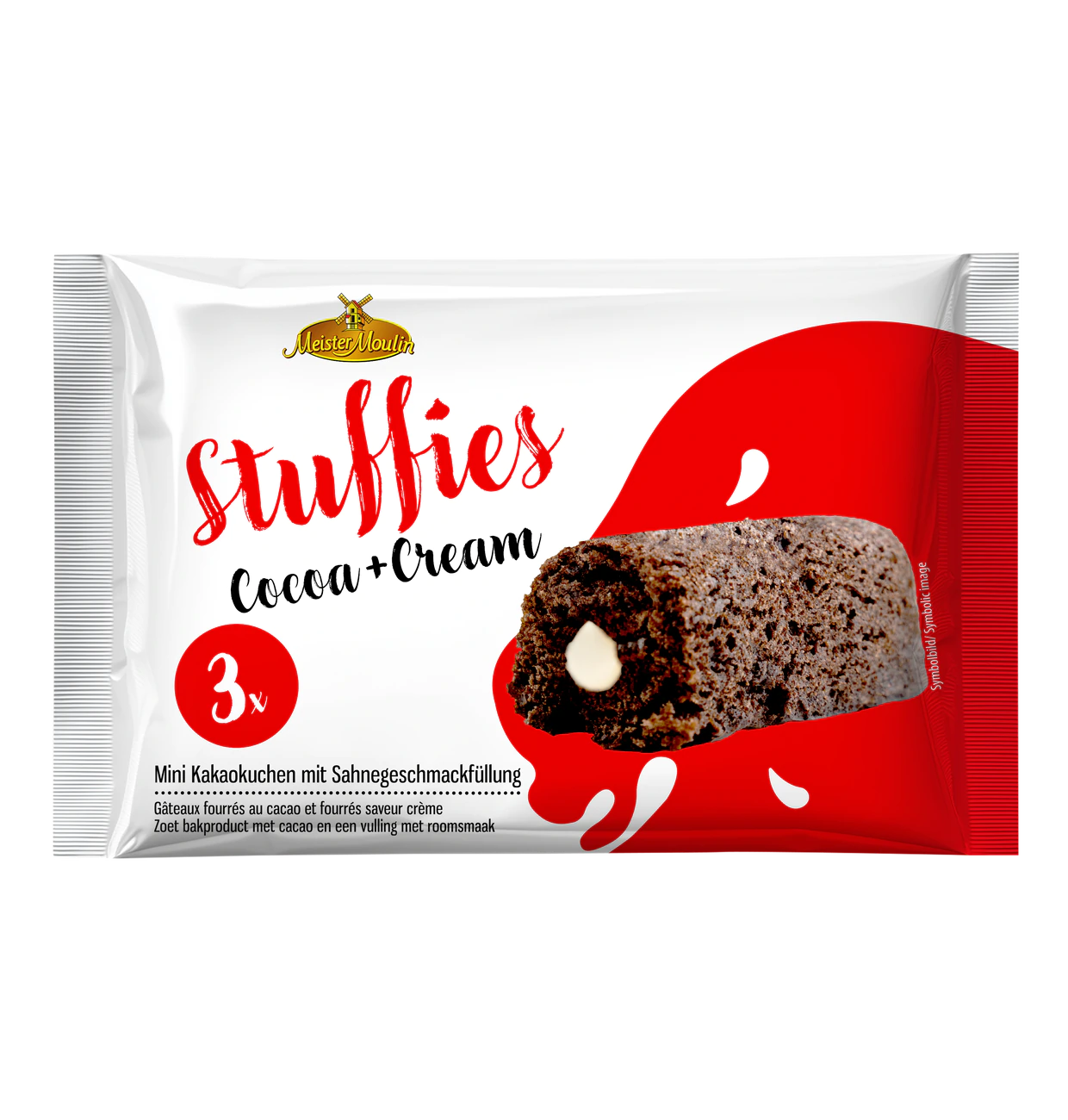 Meister Moulin Stuffies Mini Cakes Cocoa & Cream 3x45g | Snacks - Kakor & Kex | Gottegrisen