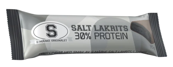 S-M&auml;rke Proteinbar Salt Lakrits 35g