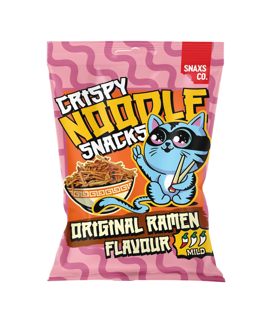 Crispy Noodle Snacks Original Ramen Flavour 60g | Asiatiska Produkter | Gottegrisen