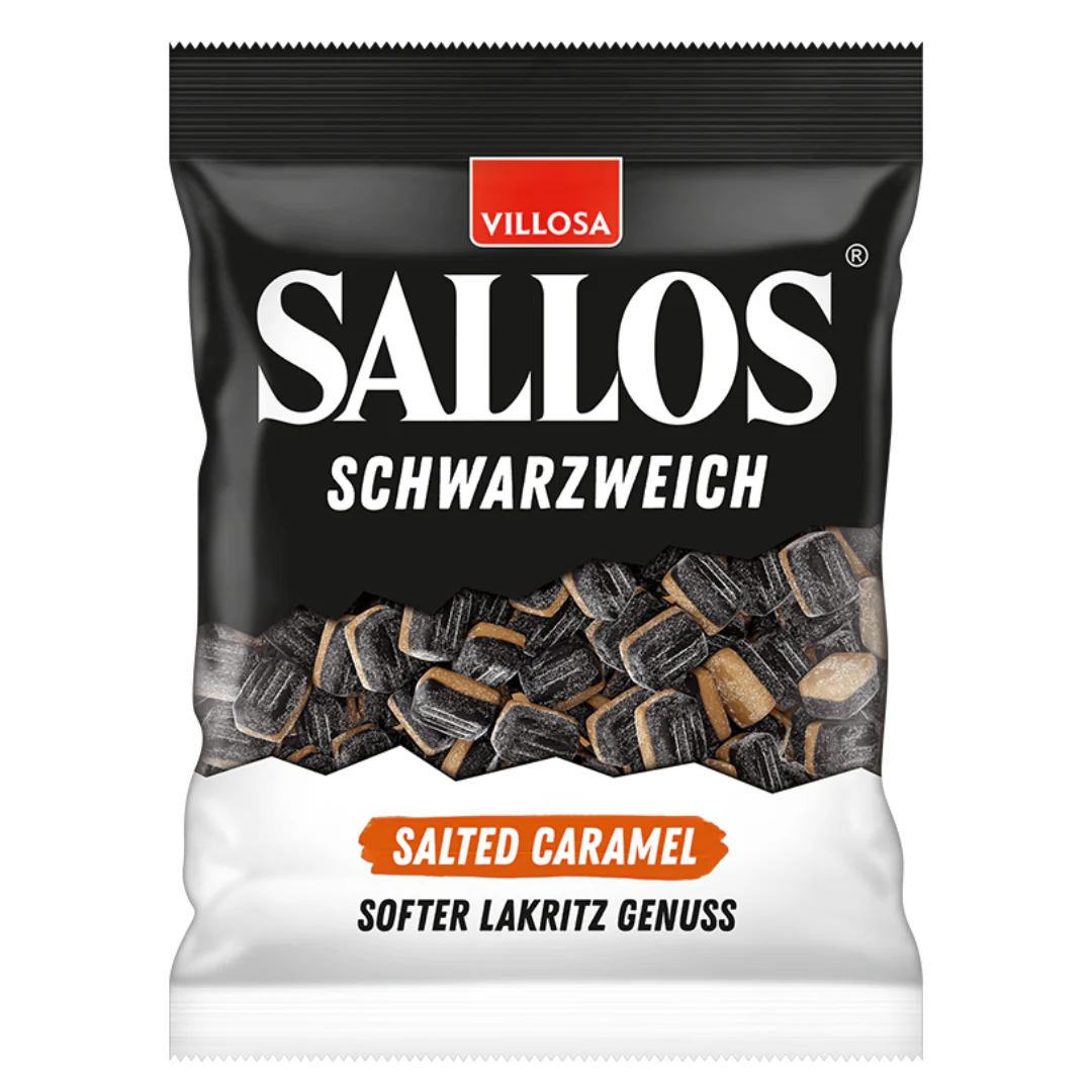 Sallos Mjuk Salted Karamel Lakritz 200g