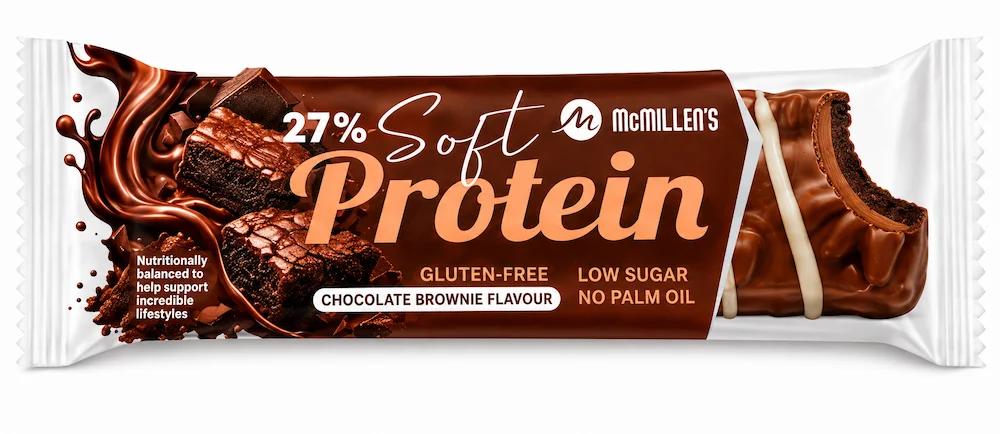 McMillens Soft Protein Bar Chocolate Brownie 42,9g