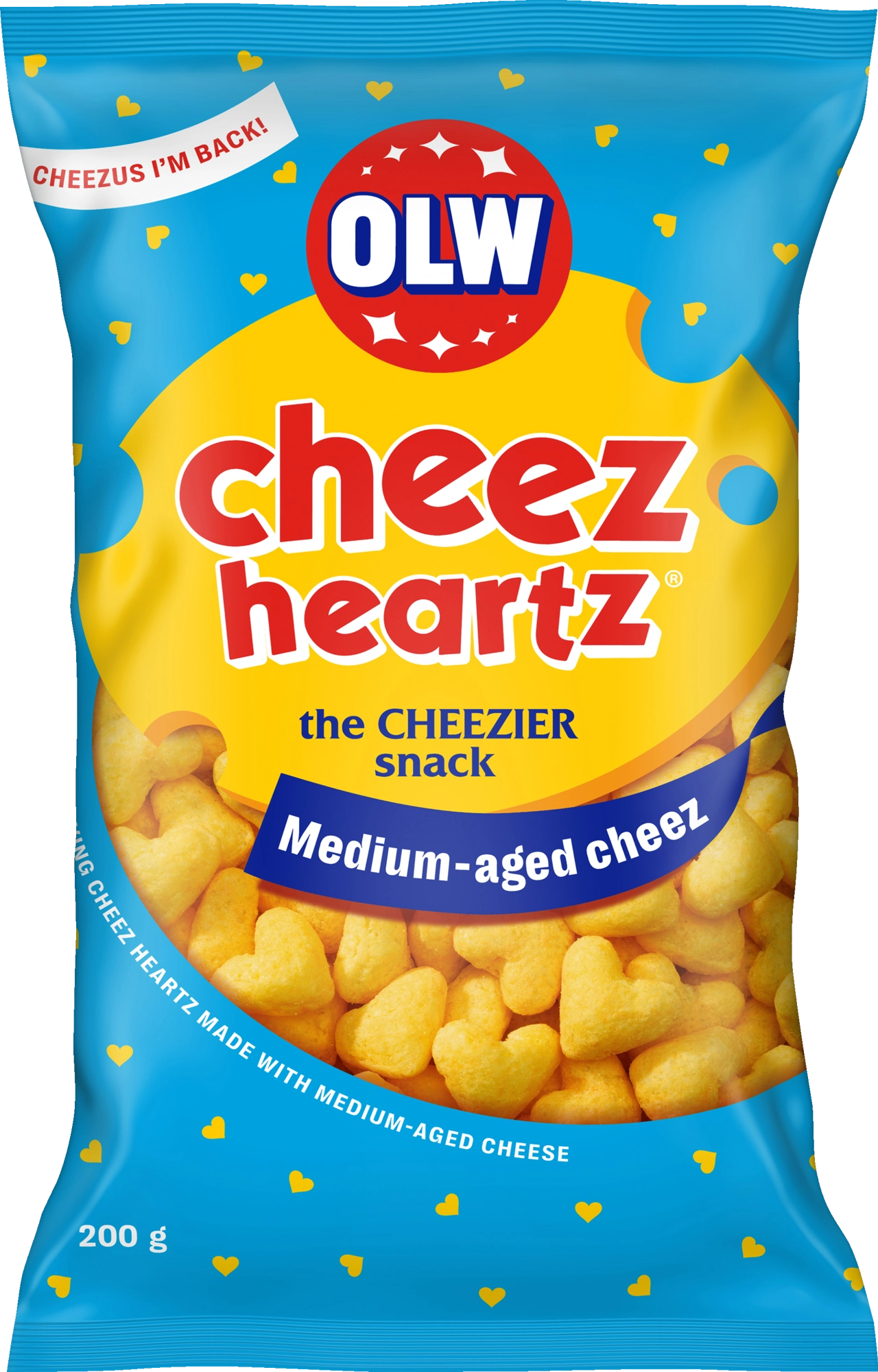 OLW Cheez Heartz 200g