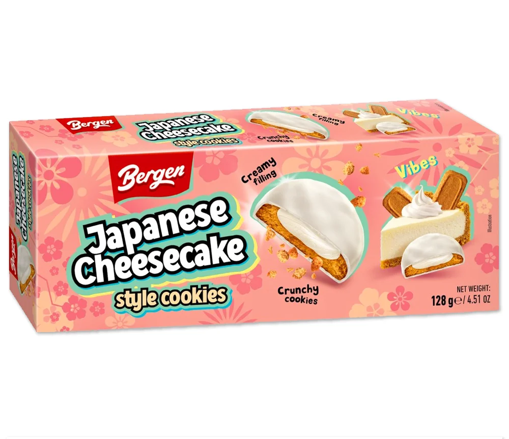 Bergen Japanese Cheesecake Style Cookies 128g