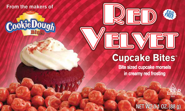 Läs mer om Cookie Dough Bites Red Velvet 88g
