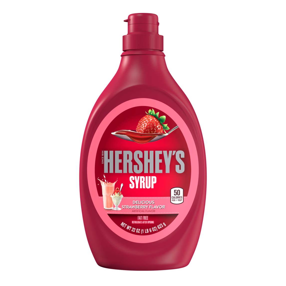 Läs mer om Hersheys Strawberry Syrup 623g