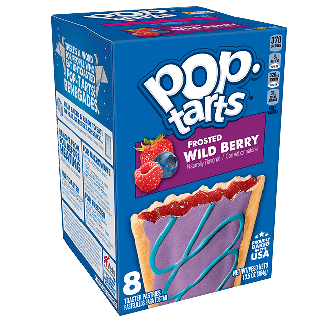 Läs mer om Kelloggs Pop-Tarts Frosted Wild Berry 384g