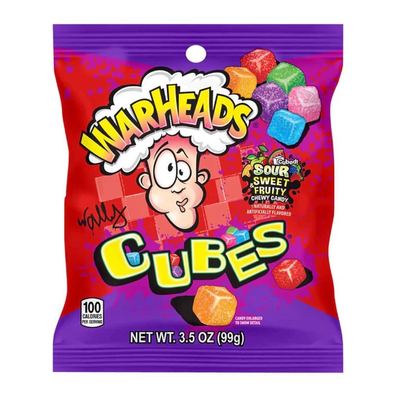 Läs mer om Warheads Sour Chewy Cubes 99g