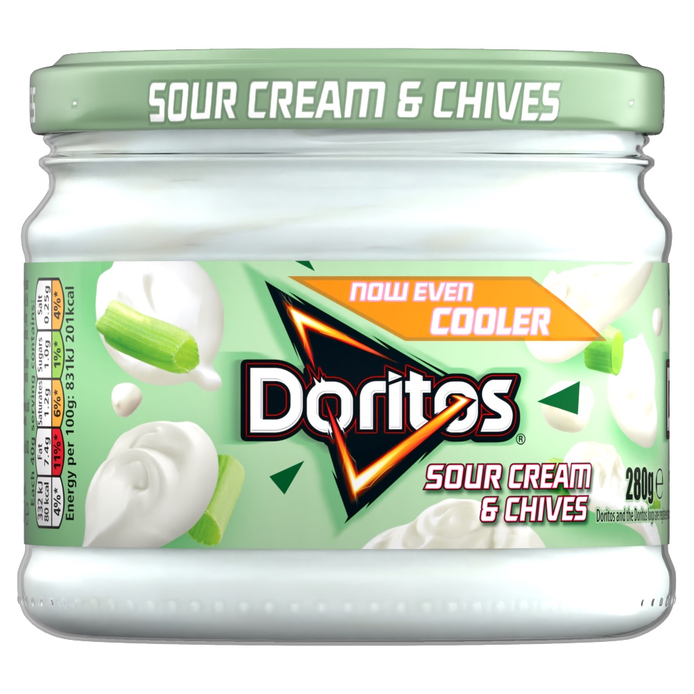 Läs mer om Doritos Sour Cream & Chives Dipping Sauce 280g