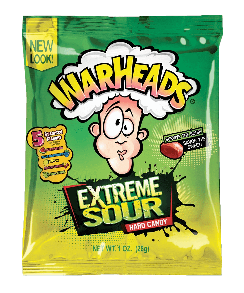 Warheads Extreme Sour Hard Candy 28g x 12st