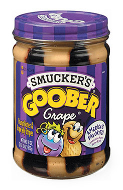 Smuckers Grape Flavour Goober Peanut Butter & Jelly