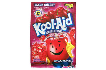 Kool-Aid Soft Drink Mix - Black Cherry 3.6g Coopers Candy