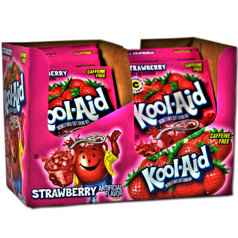 Läs mer om Kool-Aid Soft Drink Mix - Jordgubb