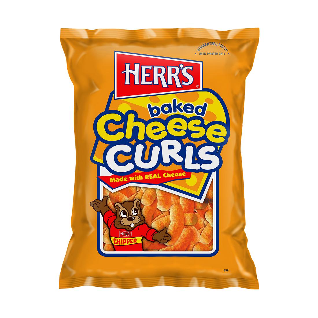 Läs mer om Herrs Baked Cheese Curls 113g