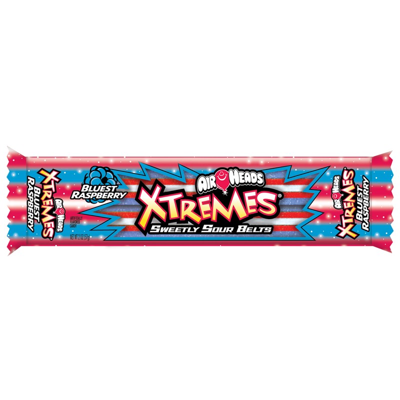 Airheads Xtremes Sour Belts Blue Raspberry