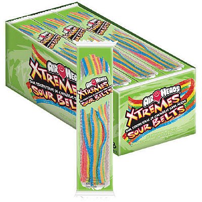 Airheads Xtremes Sour Belts Original Tray