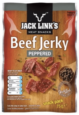 Jack Links Beef Jerky - Peppered 75gram