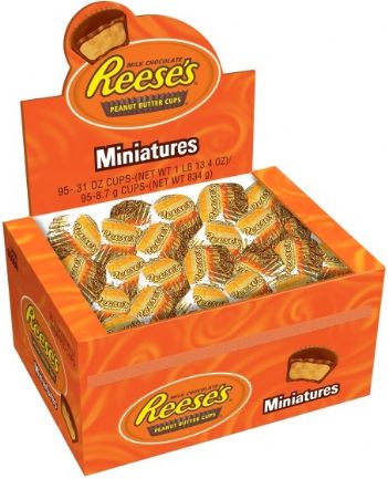 Läs mer om Reeses Peanut Butter Cup Miniatures 105st