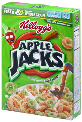 Läs mer om Kelloggs Apple Jacks 286gram