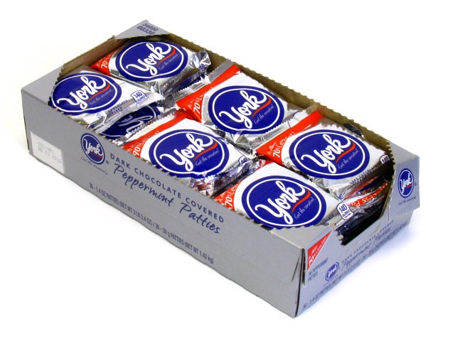 York Peppermint Pattie 40gram x 36st