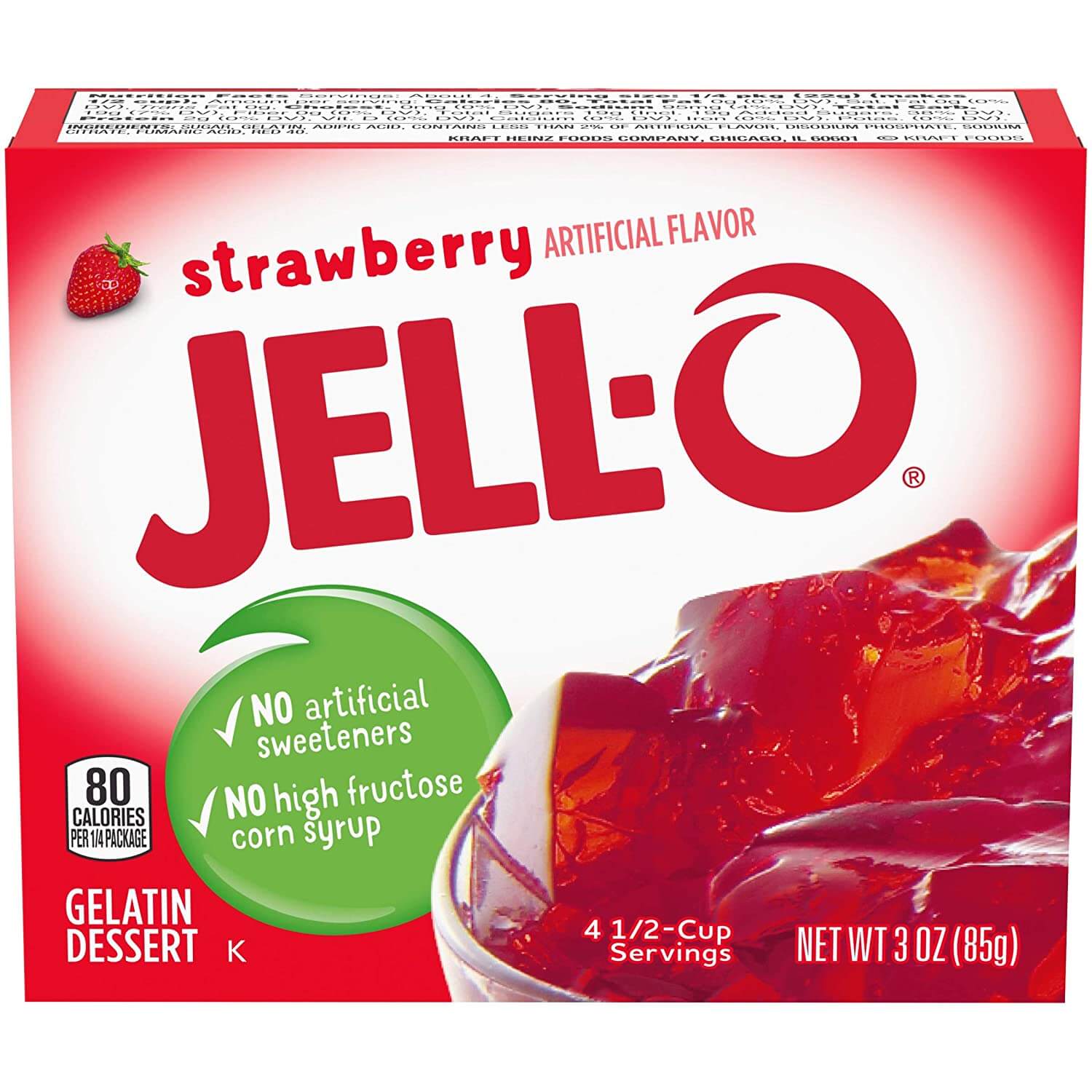 Läs mer om Jello Strawberry 85gram
