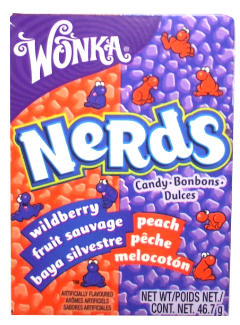 Wonka Nerds Wildberry & Peach 46gram