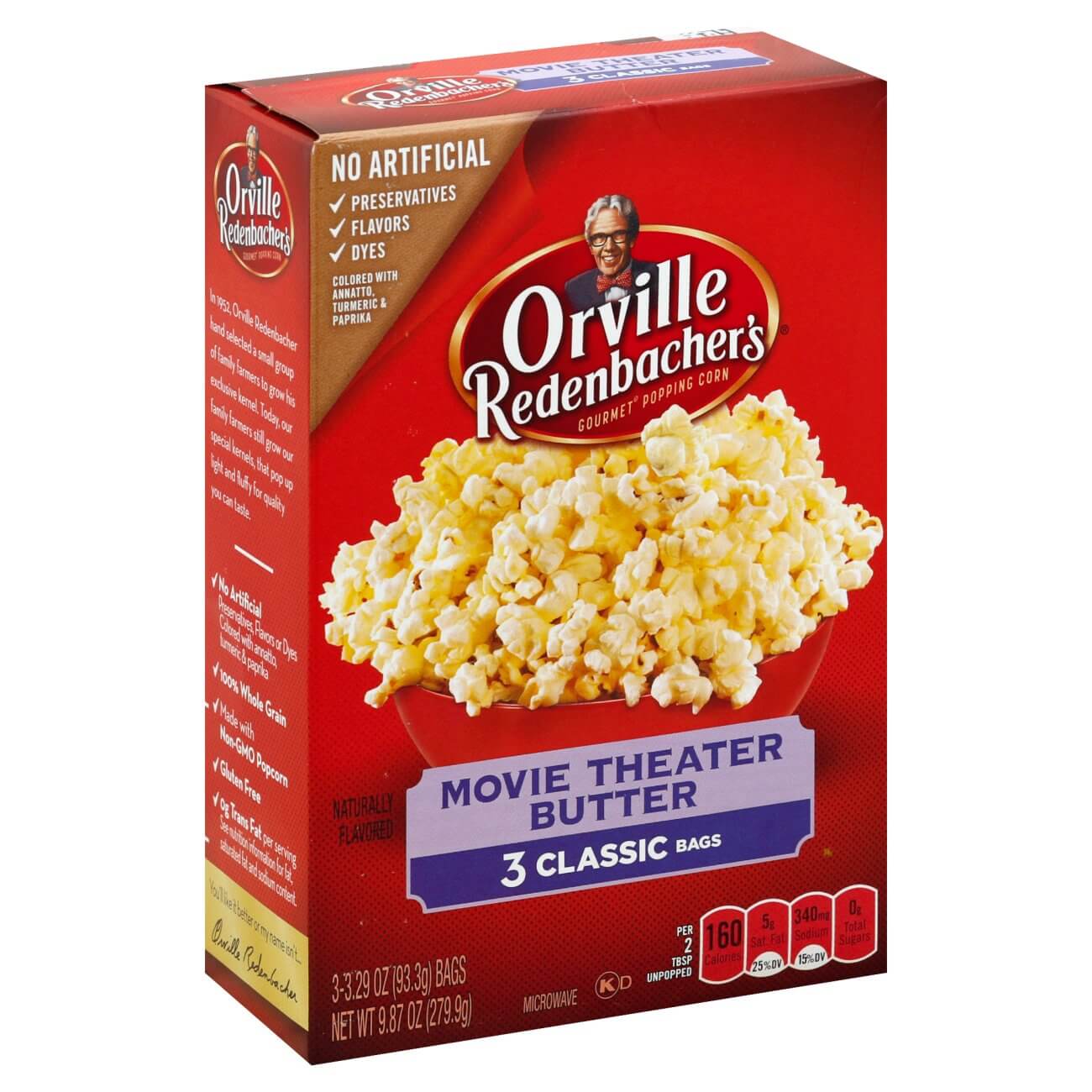 Orville Redenbachers Popcorn Movie Theater Butter 280g