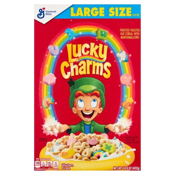 Läs mer om Lucky Charms Cereal 422g