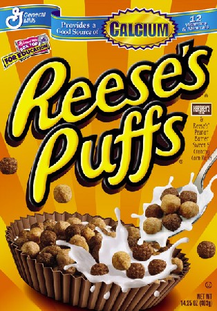 Läs mer om Reeses Peanut Butter Puffs Cereal 326gram