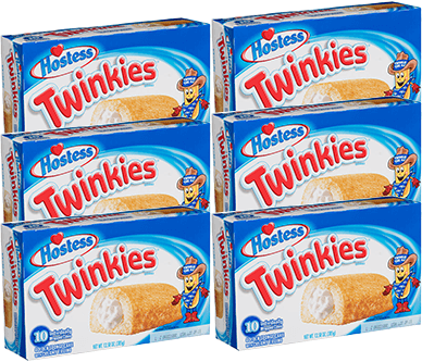 Läs mer om Hostess Twinkies x 6 Paket